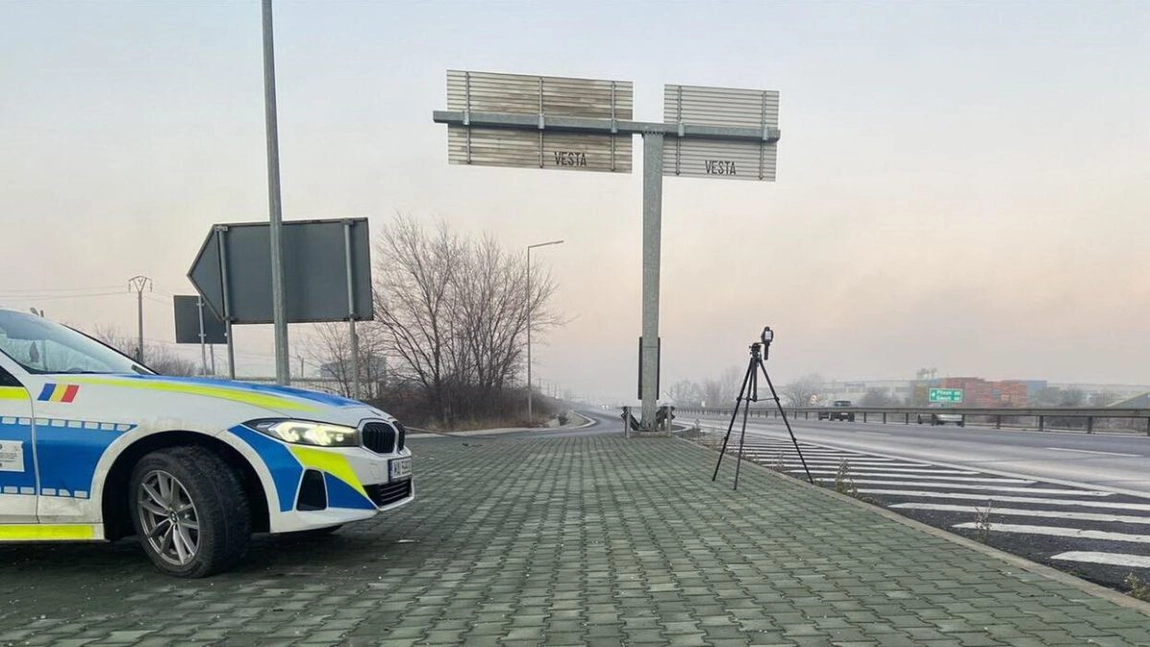Polițiștii acționează din nou cu sistemul radar e-SIGUR