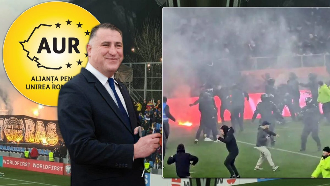 Deputatul AUR, Ciprian Paraschiv, vrea ca stadioanele din România să devină un pericol pentru copii și femei. Se dă liber la alcool și petarde în tribune