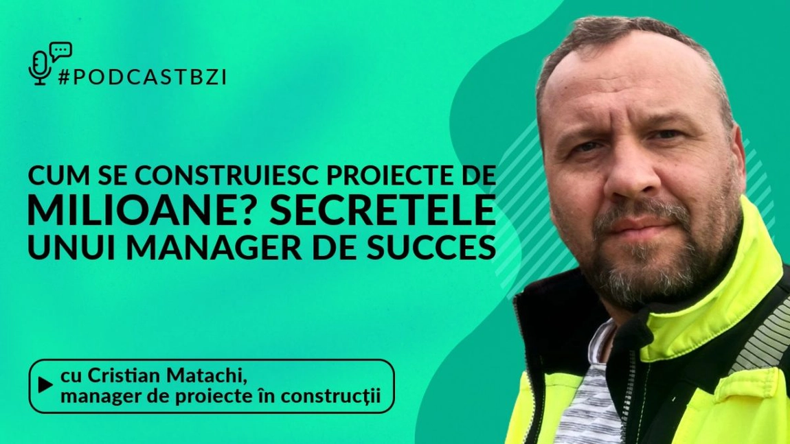 LIVE VIDEO - Cristian Matachi, manager de proiecte în construcții civile și industriale, despre cum se construiesc proiecte de milioane? Secretele unui manager de succes