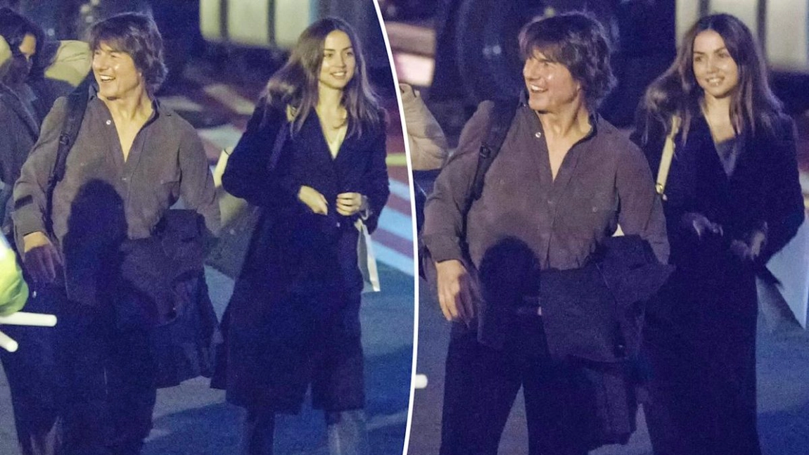 Tom Cruise și Ana de Armas, aterizare surpriză la Londra! Ce se ascunde în spatele călătoriei secrete