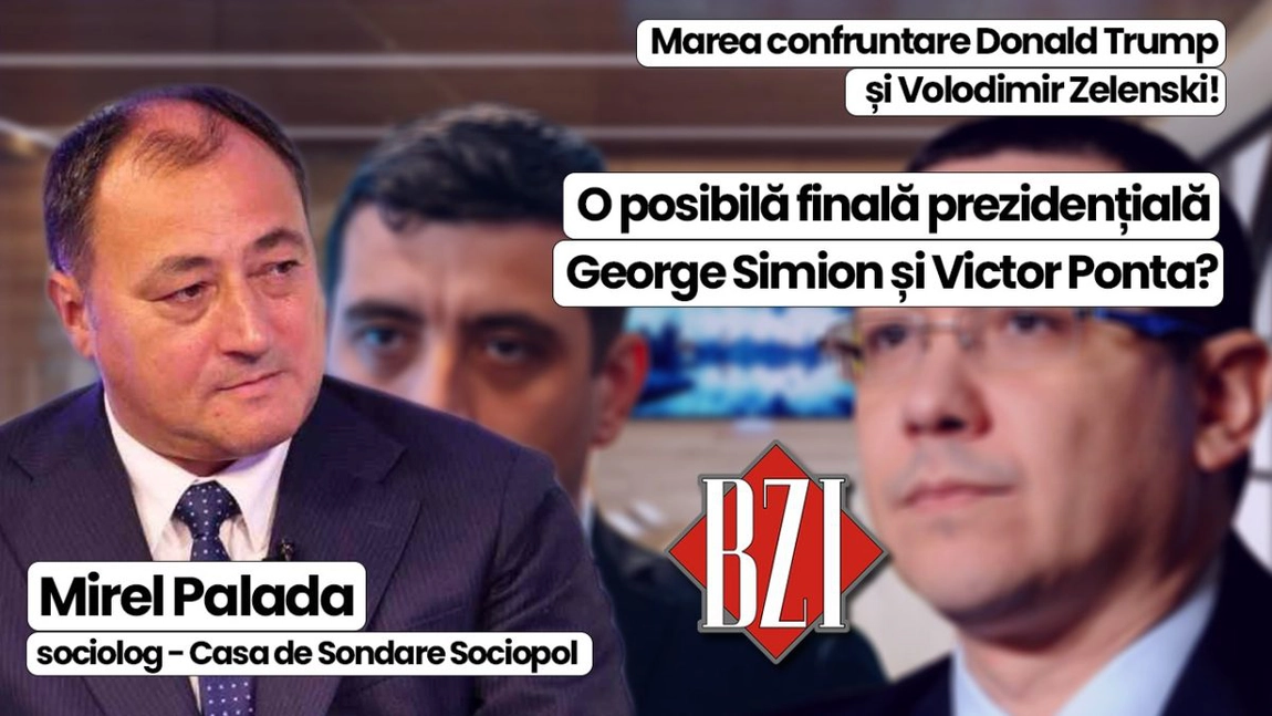 LIVE VIDEO - Top talk-show BZI LIVE alături de incisivul sociolog Mirel Palada, Casa de Sondare Sociopol! De la șocul 