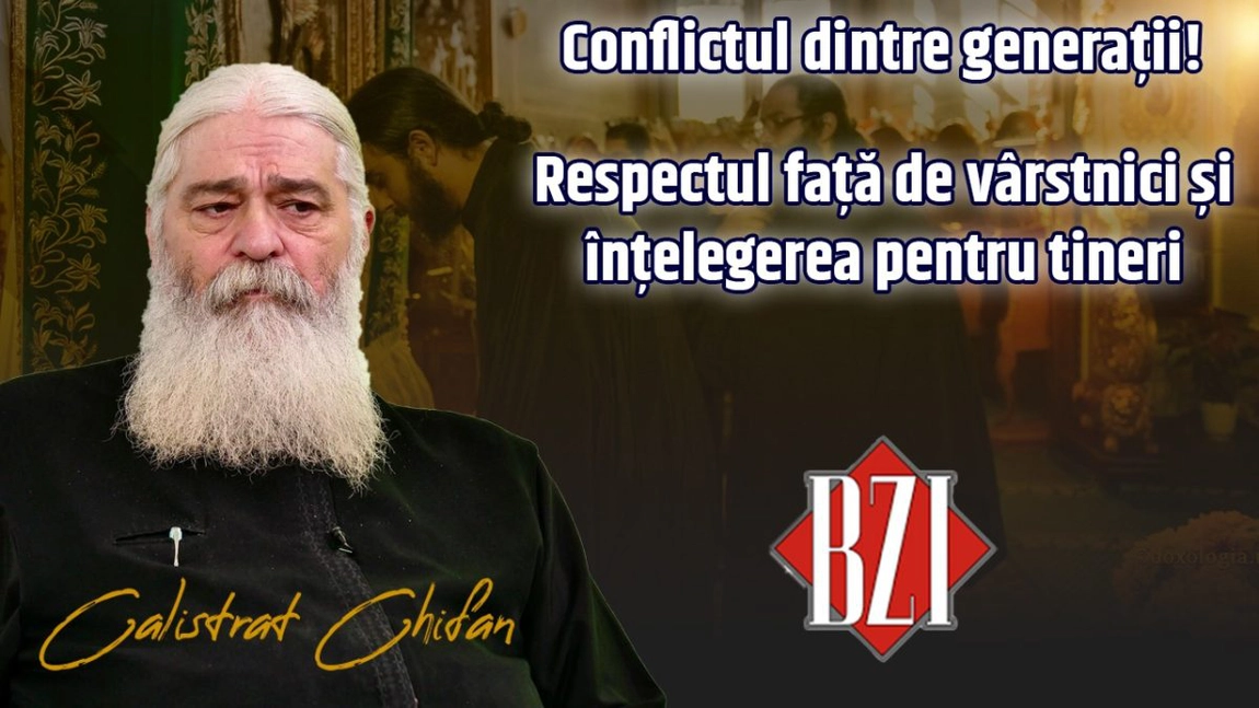 LIVE VIDEO - Părintele Calistrat Chifan discută la BZI LIVE despre conflictul dintre generații, o problemă mereu actuală