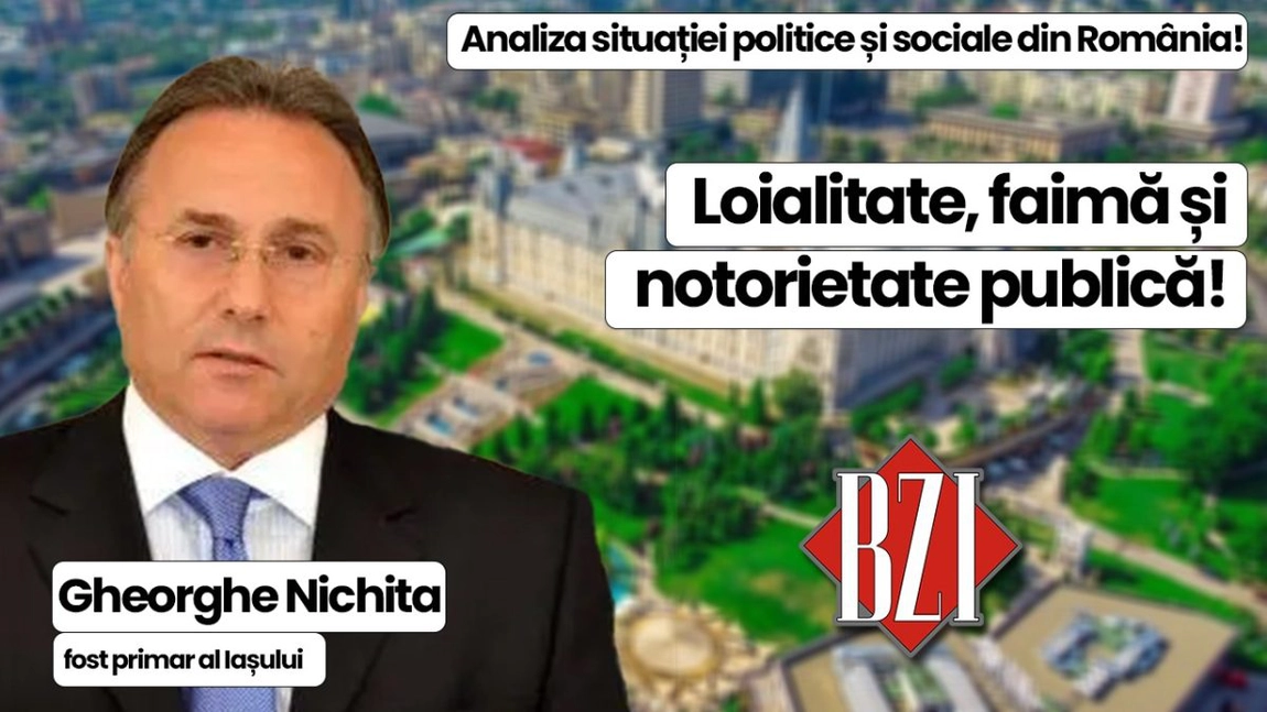 LIVE VIDEO - Exclusiv! Emisiune BZI LIVE de zile mari, maxim impact și directă alături de Gheorghe Nichita, fostul primar al Iașului! Un dialog sincer, axat pe subiectele momentului și provocările contemporane