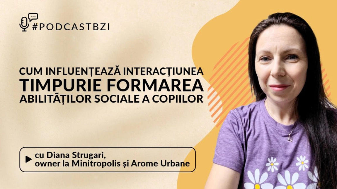 LIVE VIDEO - Diana Techere, owner la Minitropolis și Arome Urbane: Cum influențează interacțiunea timpurie formarea abilităților sociale a copiilor 