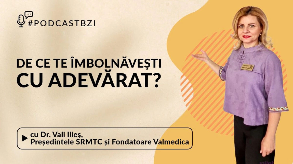 LIVE VIDEO - De ce te îmbolnăvești cu adevărat? Dr. Vali Ilieș explică legătura dintre emoții și boli