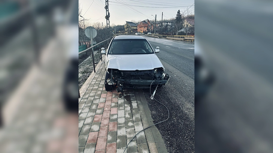 Accident rutier Tomești. O mașină a fost implicată