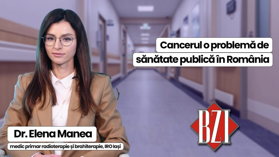 LIVE VIDEO - Dr. Elena Manea, medic primar de brahiterapie și radioterapie în cadrul Institutului Regional de Oncologie Iași, discută în emisiunea BZI LIVE despre creșterea numărului persoanelor diagnosticate cu diferite forme de cancer