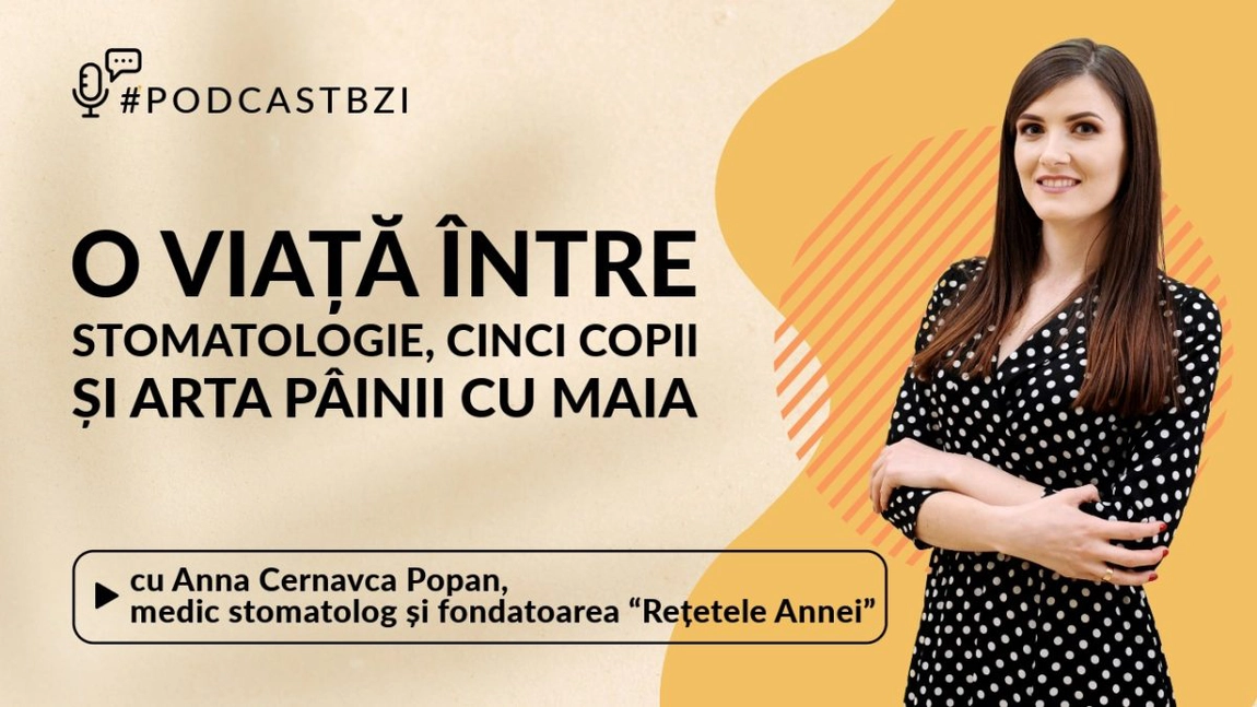 LIVE VIDEO - O viață între stomatologie, cinci copii și arta pâinii cu maia: Povestea Annei Cernavca Popan