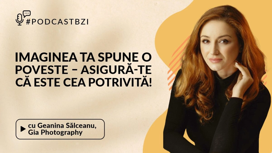LIVE VIDEO - Fotograf Geanina Sălceanu - Gia Photography ne va povesti despre fotografia de personal branding și importanța imaginii