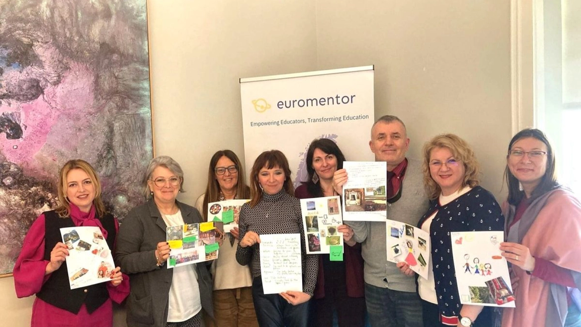 Profesori ai Colegiului Național participanți la un curs de formare Erasmus +, având ca temă promovarea incluziunii și toleranței