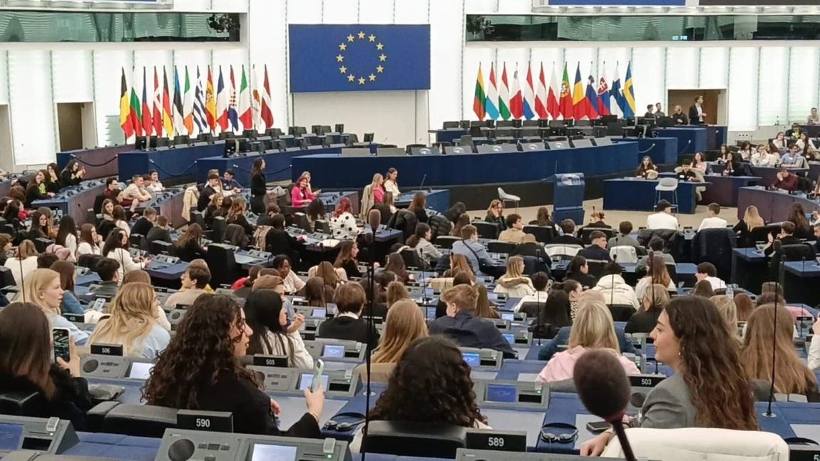 Participare a elevilor Liceului Teoretic „Miron Costin” Pașcani în programul Euroscola