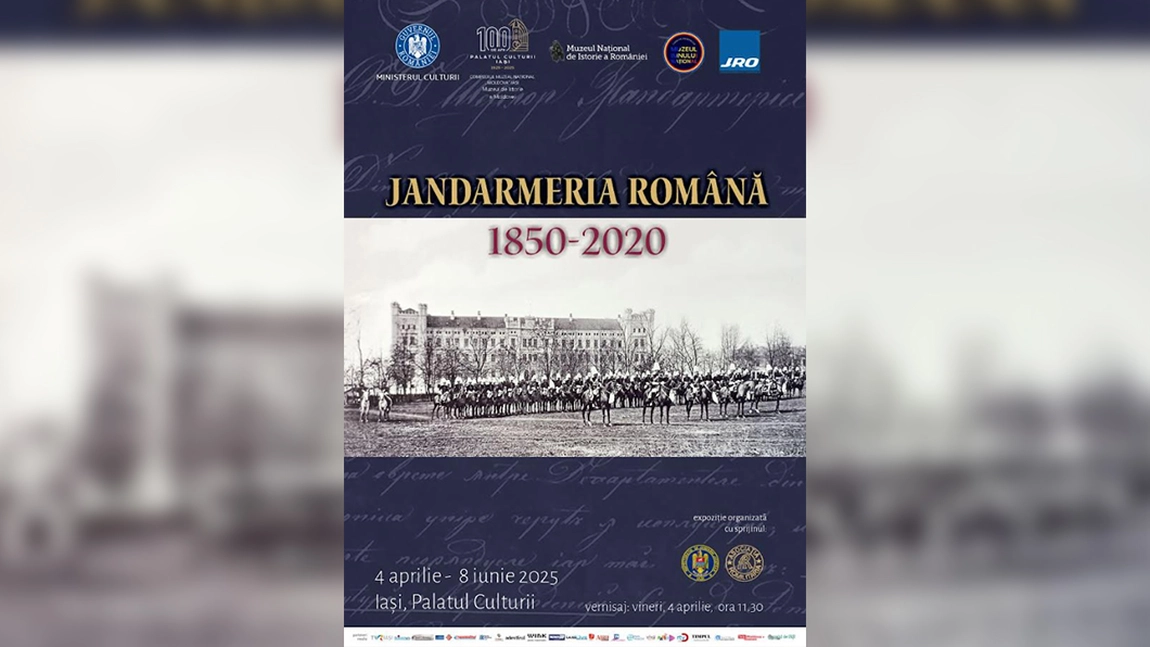 Expoziția itinerantă „Jandarmeria Română 1850-2020”, la Iași