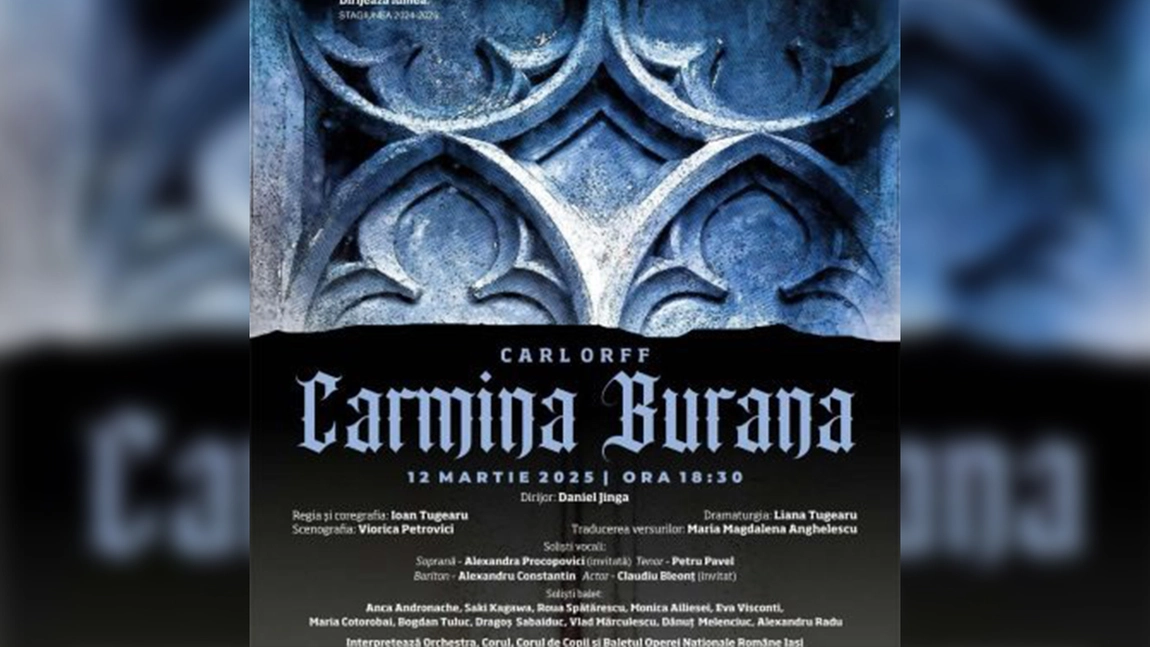 Invitați speciali la Opera Iași: soprana Alexandra Procopovici și actorul Claudiu Bleonț