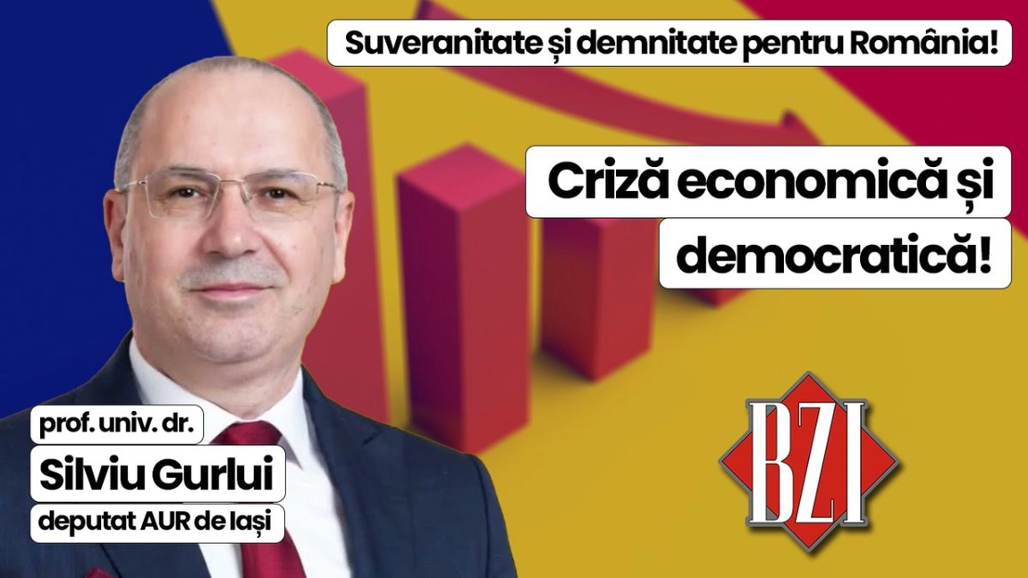 LIVE VIDEO - Dezbatere politică BZI LIVE alături de prof. univ. dr. Silviu Gurlui, deputat de Iași al Alianței pentru Unirea Românilor