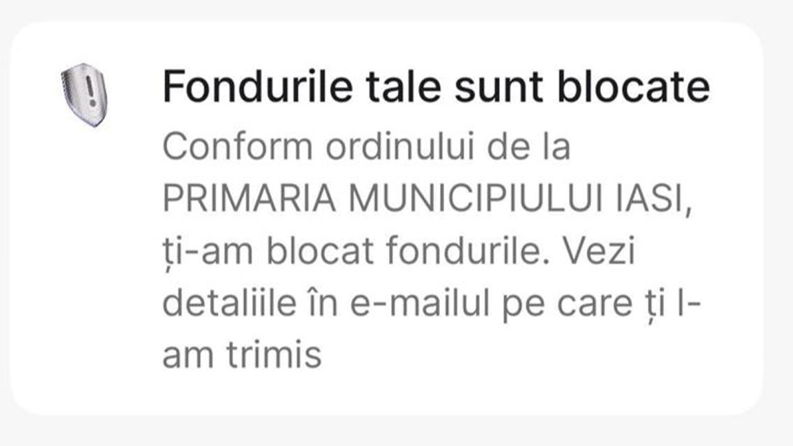 Dacă ați primit acest mesaj de la Revolut, sunteți buni de plată! Ce trebuie să facă ieșenii care sunt în această situație