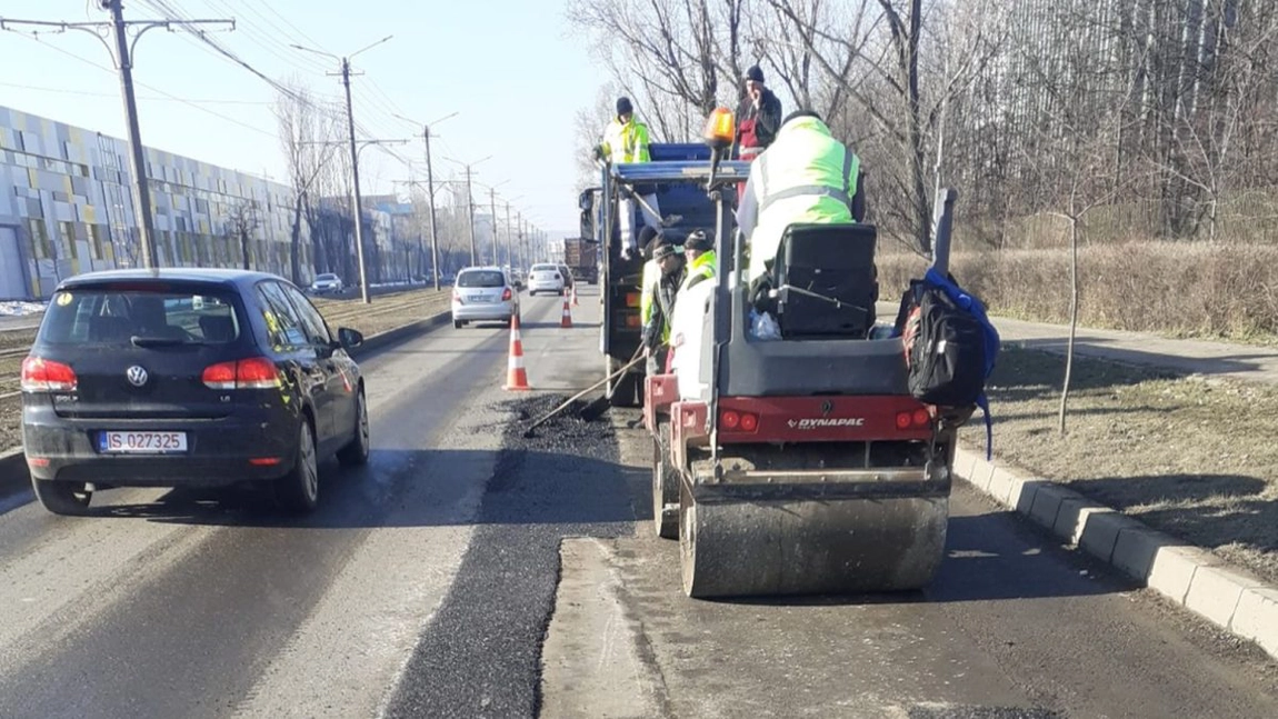 Patru străzi din Iași vor fi închise pentru o săptămână! Primăria efectuează reparații la carosabil