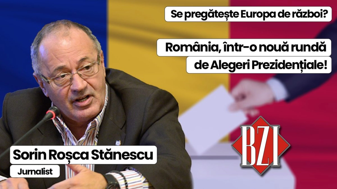 LIVE VIDEO - Talk-show analiză și dezbatere săptămânală BZI LIVE alături de invitatul special permanent, nașul presei din România, senior-jurnalistul Sorin Roșca Stănescu