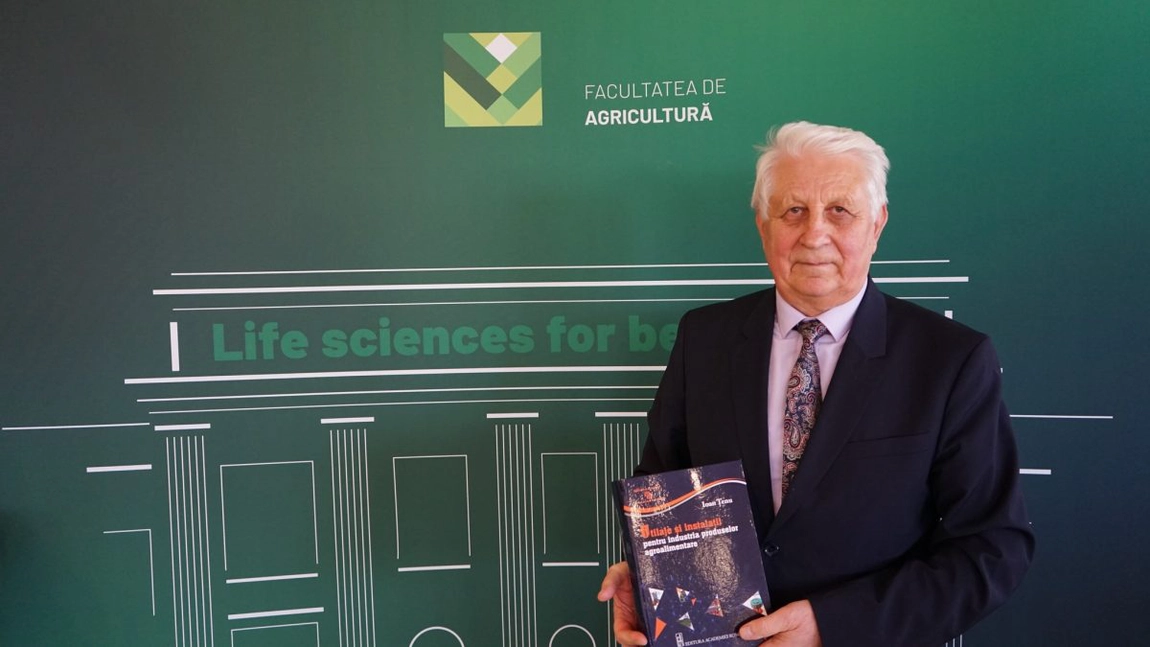 Lansarea cărții „Utilaje și instalații pentru industria produselor agroalimentare” a fost un eveniment memorabil la USV Iași