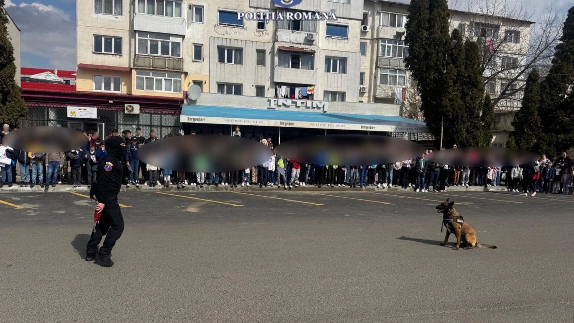 Activități pentru Ziua Poliției, în orașul Hârlău