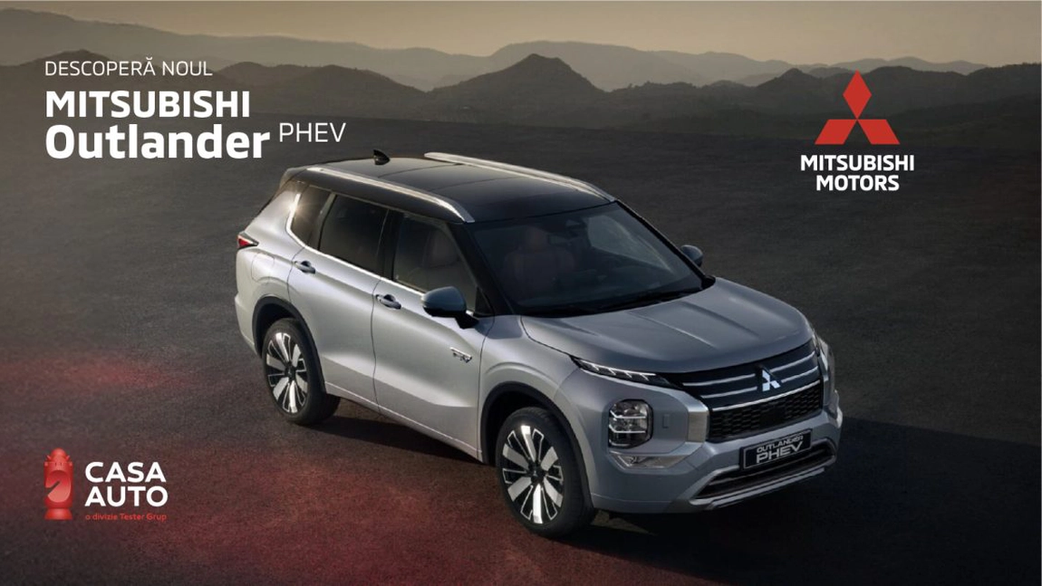 Noul Mitsubishi Outlander PHEV a ajuns la Casa Auto Iași!