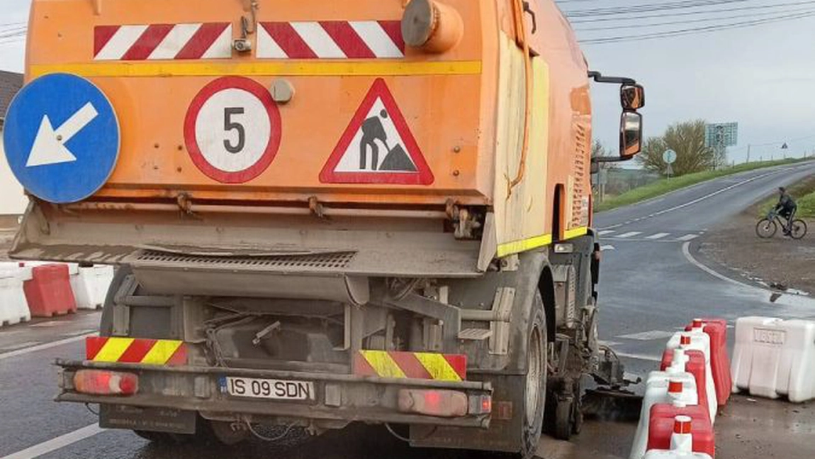 DRPD Iași intervine pe DN 24! Șoferii sunt sfătuiți să circule cu atenție