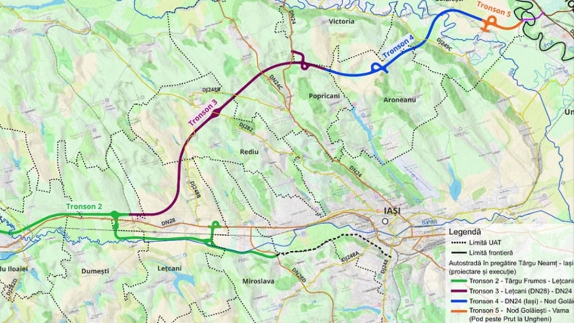 Contractele pentru construcția ultimelor trei tronsoane ale Autostrăzii Unirii intră în procedură de licitație
