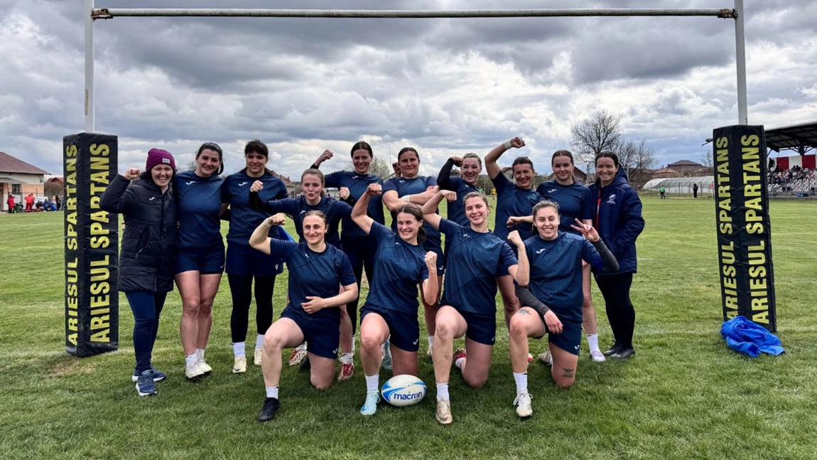Fetele de la CS Politehnica Iași au început în forță Campionatul Național de Rugby 7. Sportivele au obținut victorii pe linie