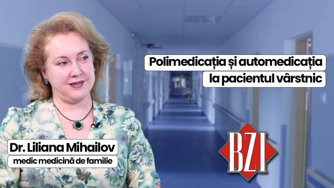 LIVE VIDEO - Polimedicația și automedicația la vârstnici, între necesitate și risc. Ce reprezintă aceste metode de tratament și în ce condiții pot face mai mult rău celor care le utilizează, aflăm de la dr. Liliana Mihailov , medic de familie