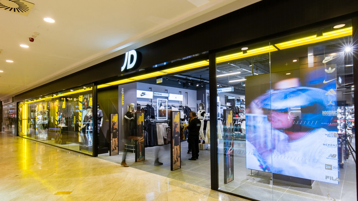 Zona dedicată retailerilor sport din Palas se dezvoltă.  JD Sports deschide primul său magazin din Iaşi