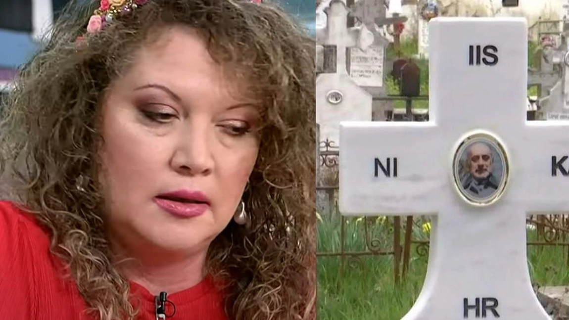 Oana a pregătit locul de veci al lui Viorel Lis. ”Este foarte dificil”