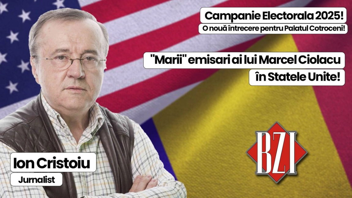 LIVE VIDEO - Talk-show special BZI LIVE alături de maestrul Ion Cristoiu, jurnalist! Analiza cursei pentru Cotroceni, Statele Unite versus Uniunea Europeană, cenzură și Stat 