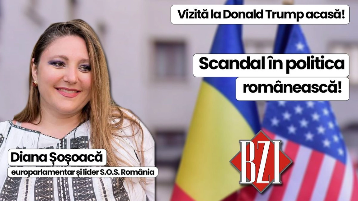 LIVE VIDEO - Top special BZI LIVE alături de invitatul permanent, europarlamentarul român și liderul S.O.S. România Diana Șoșoacă! De la Mar a Largo - Statele Unite ale Americii la situația explozivă din politica românească
