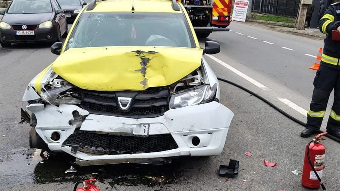 Accident rutier în județul Iași! O persoană a fost transportată la spital