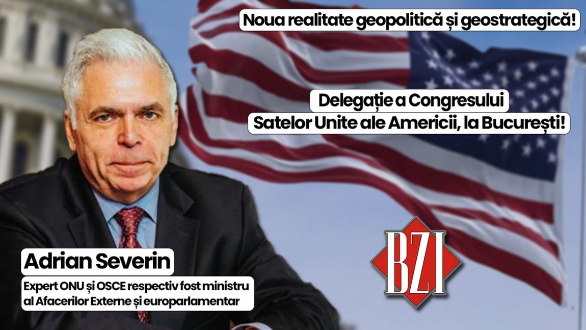 LIVE VIDEO - Top analiză și sinteză geopolitică și geostrategică BZI LIVE alături de prof. univ. dr. Adrian Severin, expert ONU și OSCE respectiv fost prim-vicepremier, ministru al Afacerilor Externe și europarlamentar