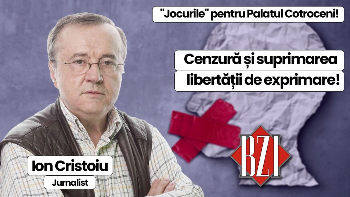 LIVE VIDEO - Talk-show special și incitant alături de maestrul Ion Cristoiu, jurnalist, invitatul permanent al producției media BZI LIVE. 