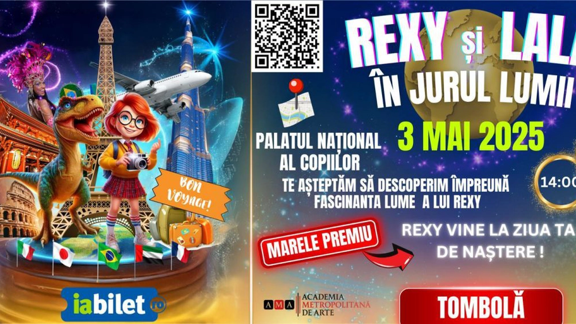 Sute de bilete gratuite pentru copiii cu autism: Rexy și Lala, eroii scenei și ai inimilor