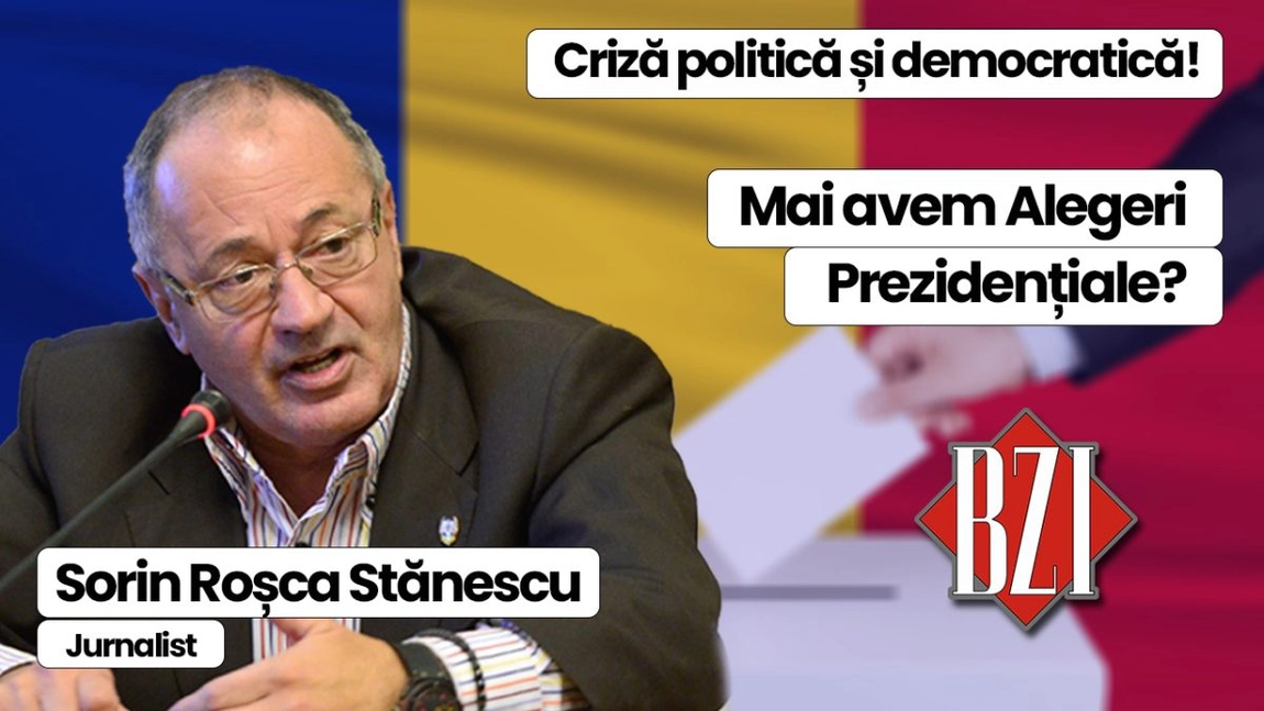 LIVE VIDEO - Top talk-show săptămânal BZI LIVE cu invitatul permanent, nașul presei din România, senior-jurnalistul Sorin Roșca Stănescu! De la tensiunile legate de Alegerile Prezidențiale 2025 la convulsiile politice naționale și internaționale