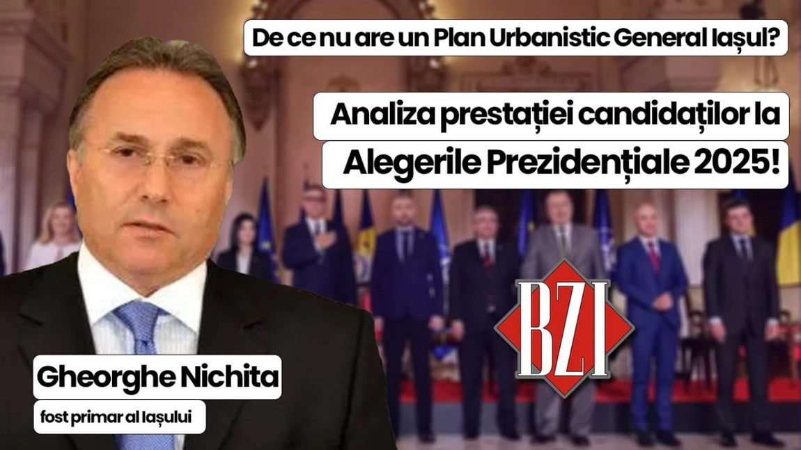 LIVE VIDEO - Talk-show săptămânal BZI LIVE cu invitatul permanent Gheorghe Nichita, fost primar al Iașului