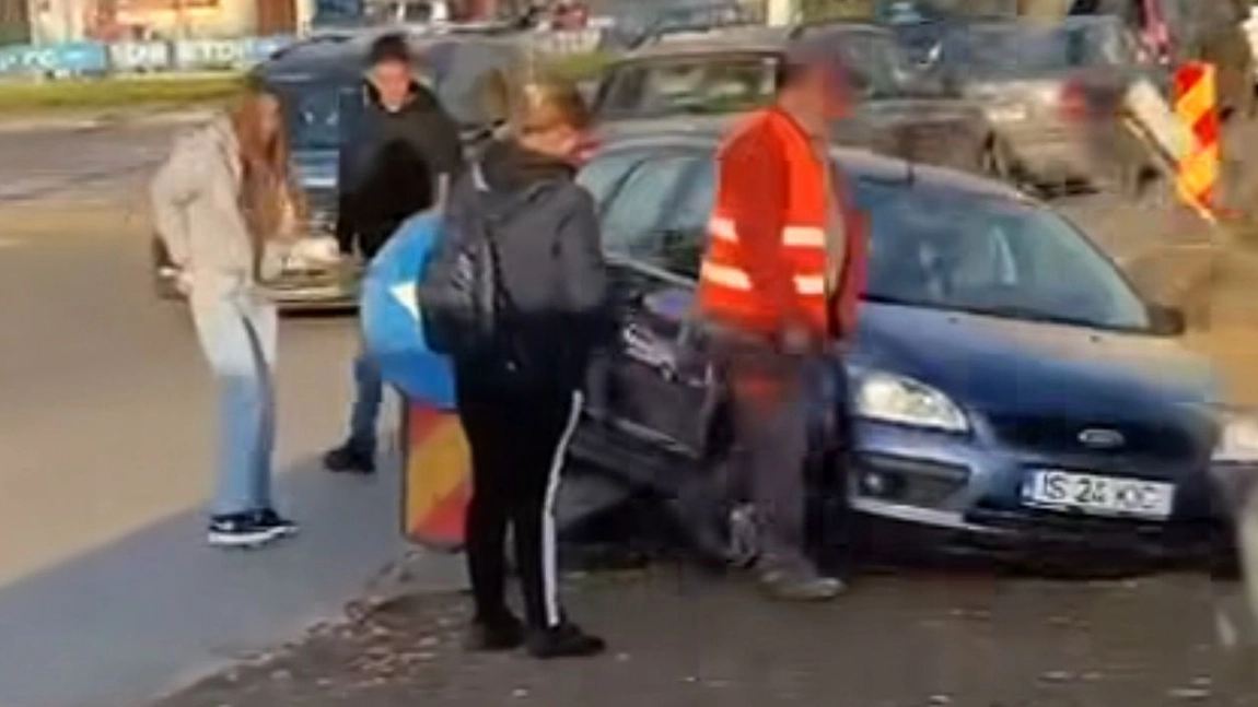 Accident rutier în CUG. O mașină a fost implicată