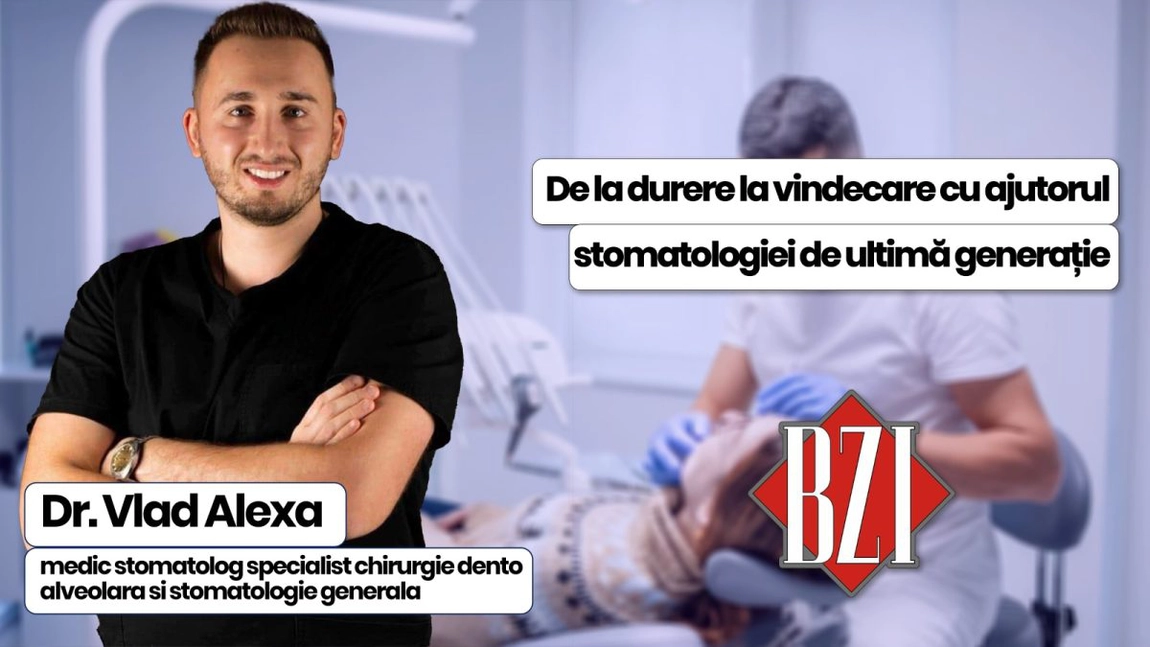 LIVE VIDEO - Dr. Vlad Alexa, medic stomatolog specialist chirurgie dento alveolară și stomatologie generală discută în emisiunea de sănătate BZI LIVE despre implanturile dentare, de la istoria antică la soluții moderne