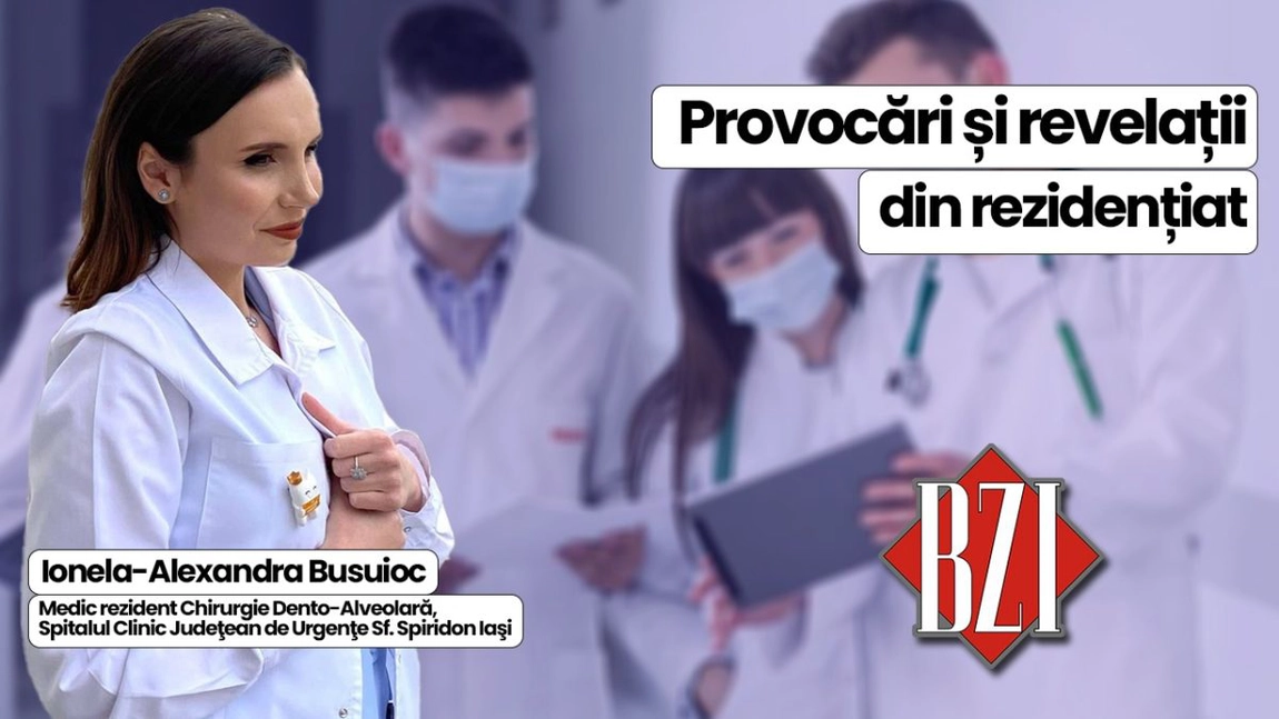 LIVE VIDEO - Ionela-Alexandra Busioc, medic rezident chirurgie dento-alveolară, Spitalul Clinic Judeţean de Urgenţe Sf. Spiridon Iaşi, discută în emisiunea de sănătate BZI LIVE despre activitatea unui medic rezident într-un spital universitar