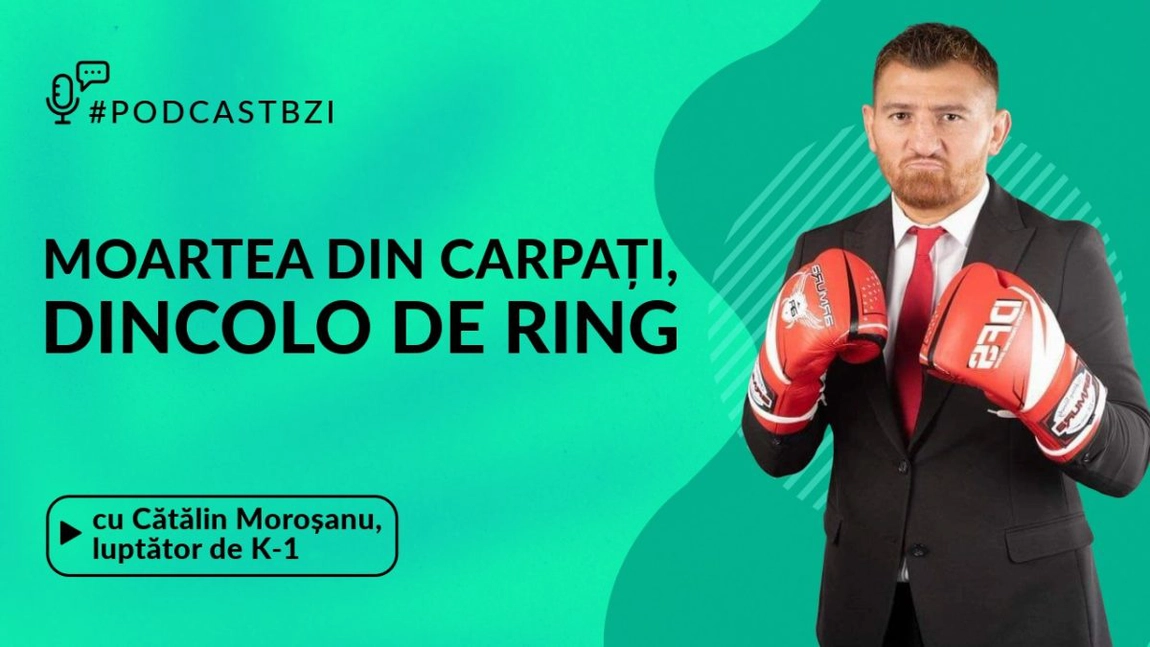 LIVE VIDEO - Cătălin Moroșanu, denumit și „Moartea din Carpați”, legenda kickboxingului românesc, este invitatul special al Irinei Zaharia în #PodcastBZI