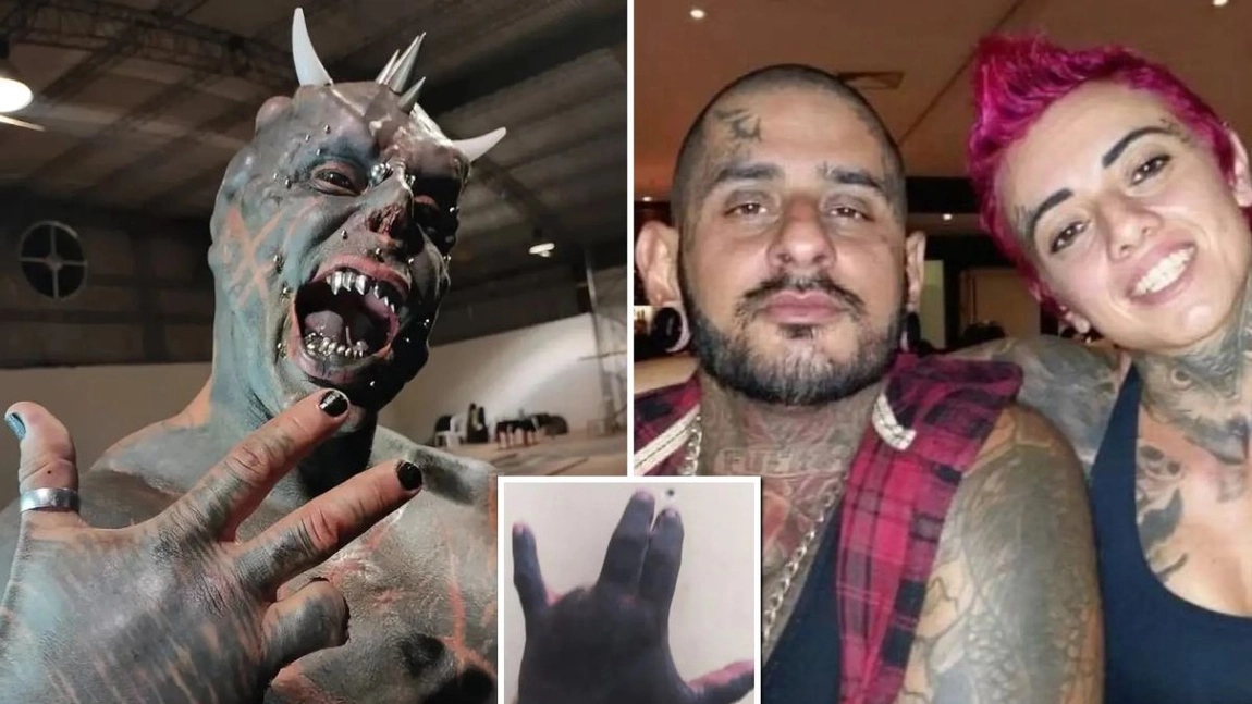 „Demonul uman” și-a tăiat degetele de mână pentru a arăta ca o gheară! A apărut în Cartea Recordurilor!