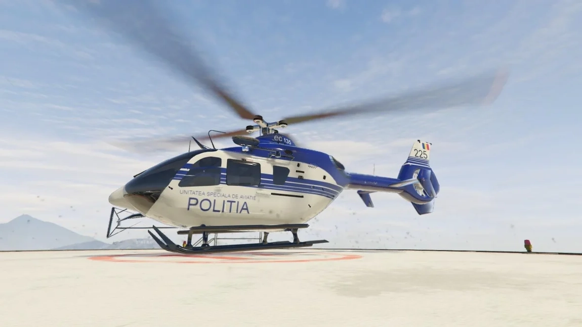 Acțiunea Roadpol - Speed, derulată de polițiștii rutieri din Iași, iar traficul rutier este supravegheat din elicopter 
