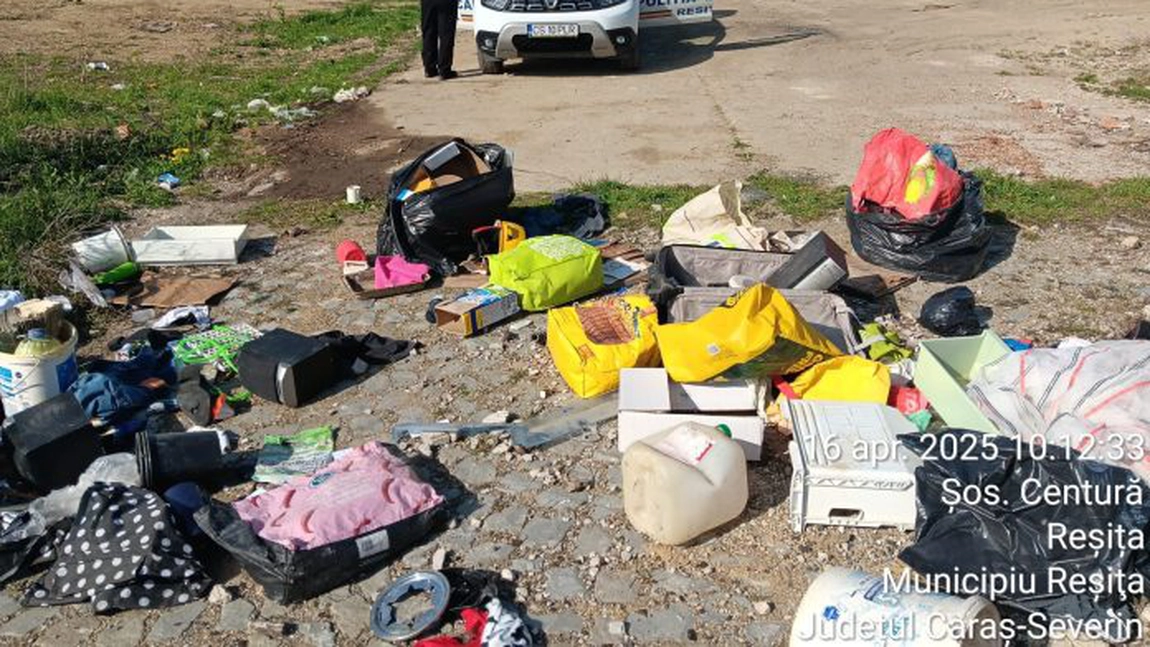 Un reșițean a fost amendat cu 10.000 de lei, după ce a abandonat deșeuri pe Via Transilvanica. Autoritățile trag un semnal de alarmă
