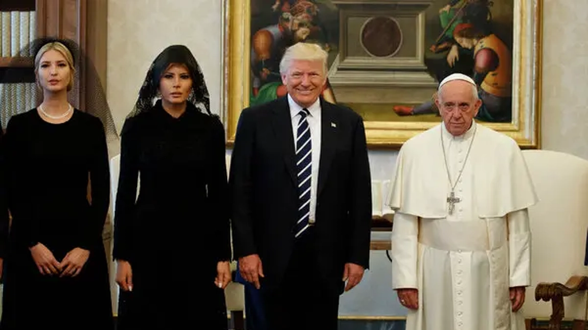 Donald și Melania Trump vin la Roma pentru funeraliile Papei Francisc