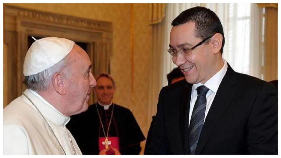 Prima întrebare pusă de Papa Francisc lui Victor Ponta: ”Știa toate lucrurile bune!”