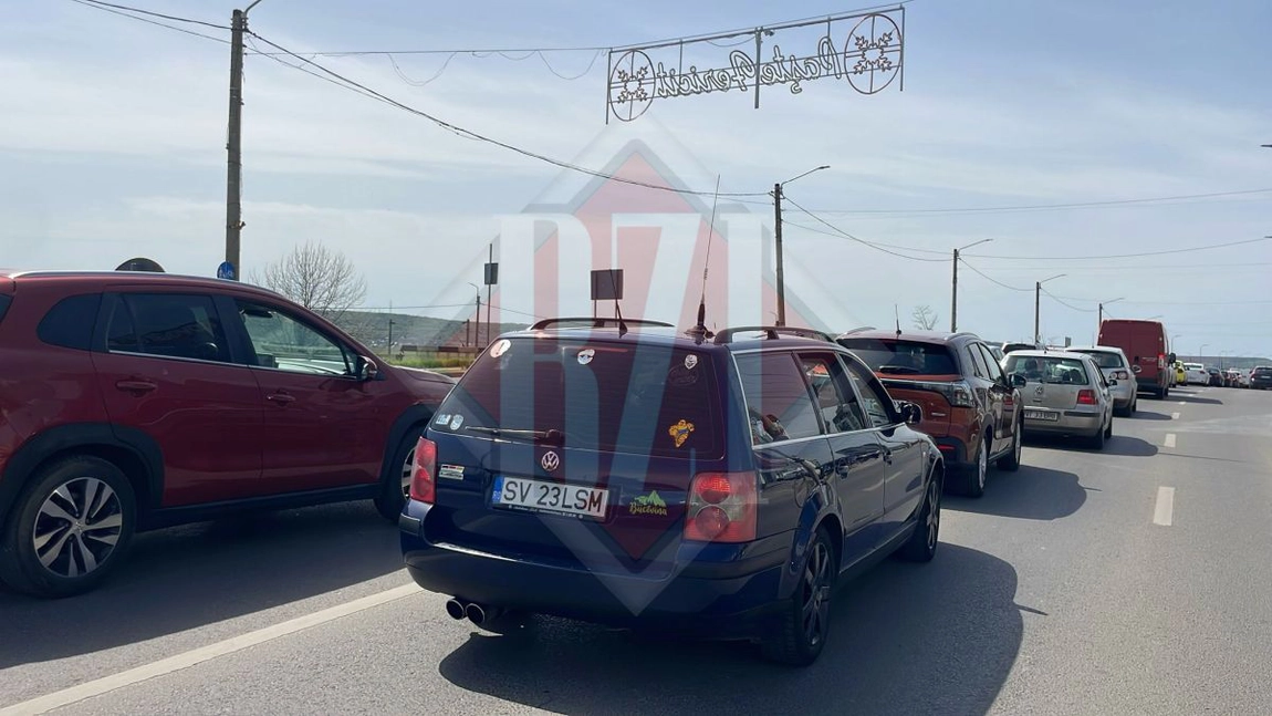 Coloană kilometrică pe șoseaua Păcurari! Șoferii vor prinde Paștele în trafic