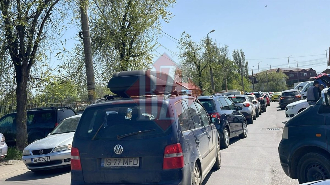 Haos în trafic la Piața Alexandru din Iași! Blocaje pe ambele sensuri înainte de Paște