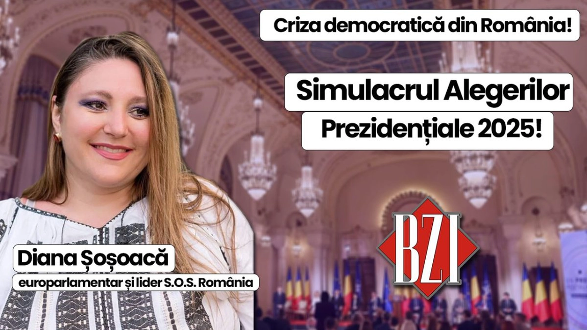 LIVE VIDEO - Talk-show săptămânal de zile mari BZI LIVE alături de invitatul permanent Diana Șoșoacă, europarlamentar român și liderul S.O.S. România! De la ceea ce se poate întâmpla în Primul Tur al Alegerilor Prezidențiale 2025 la criza profundă democratică din țară
